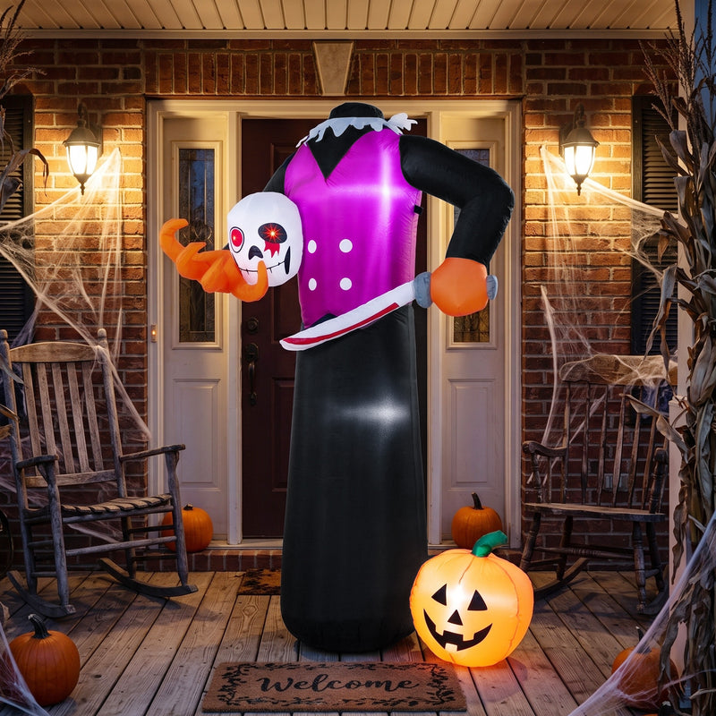 6ft Inflatable Headless Skeleton with LED Lights – image 7 of 9