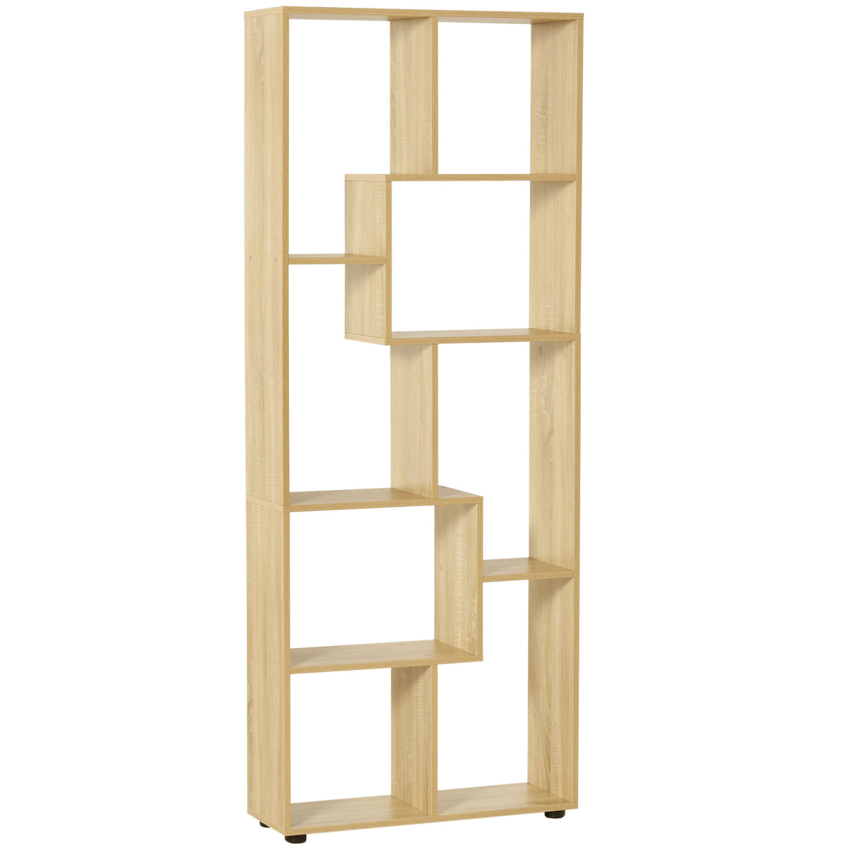 178 cm 8-Cube Tall Room Divider Bookcase – Natural