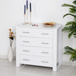 White 4-drawer chest – image 10