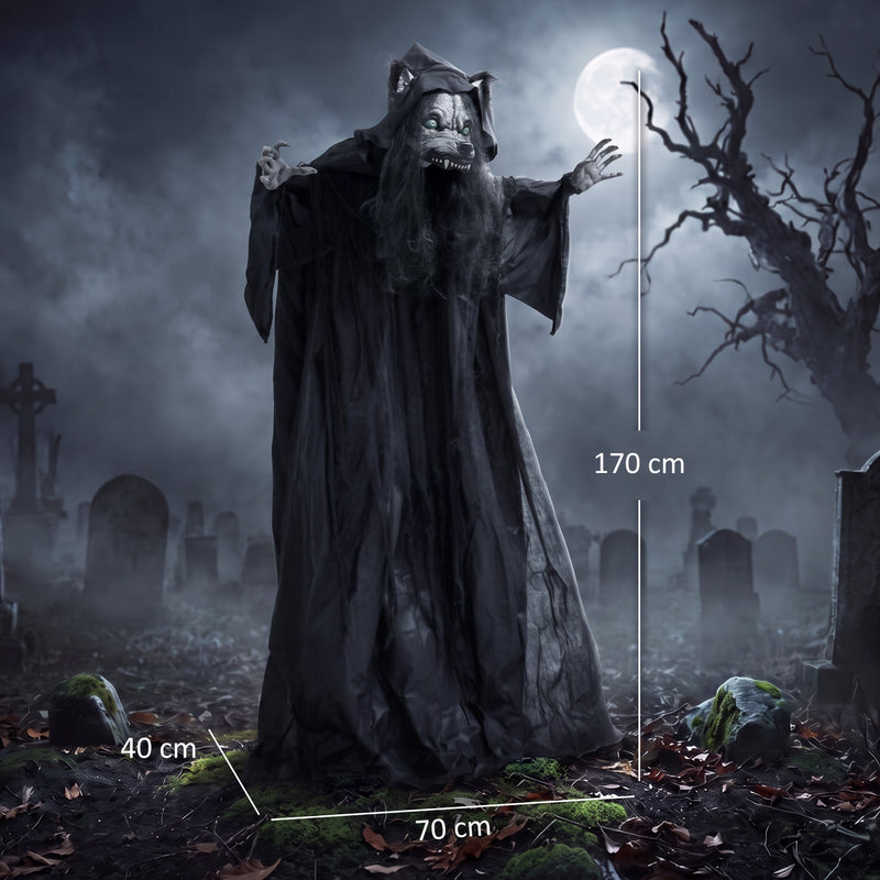 170cm Animated Werewolf-to-Ghost Pop-Up Halloween Prop – image 3 of 9