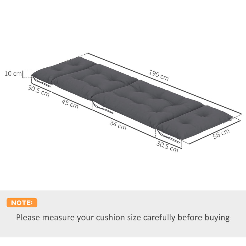 Sun lounger cushions set of 2 – image 3