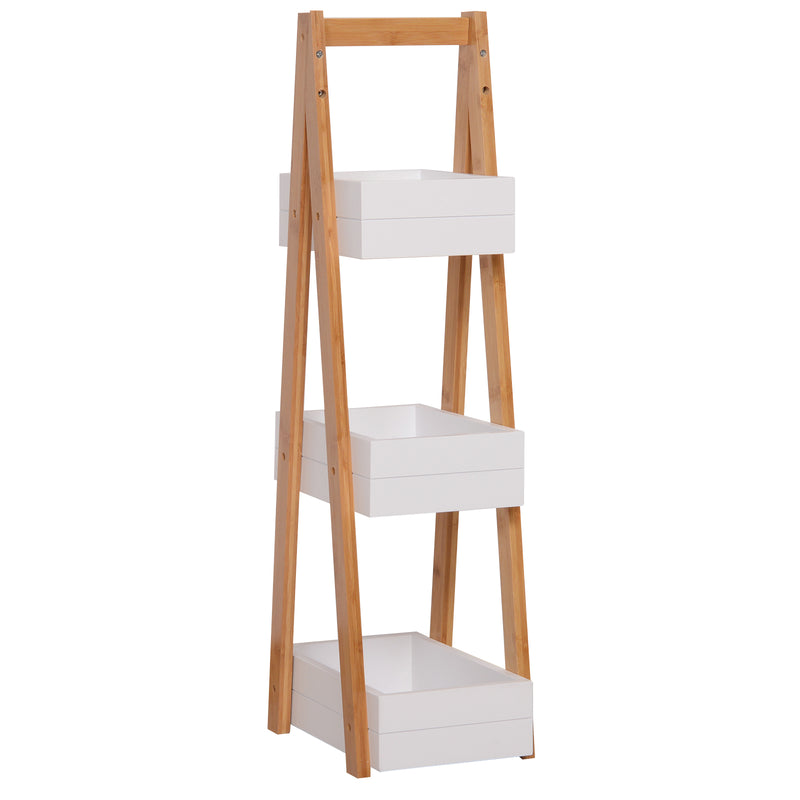 3-tier A-frame bathroom shelf – image 10