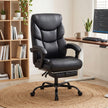 HOMCOM Executive Office Chair, 180kg Big and Tall PU Desk Chair with Linked Armrests, Pocket Spring Cushion, Adjustable – view 2