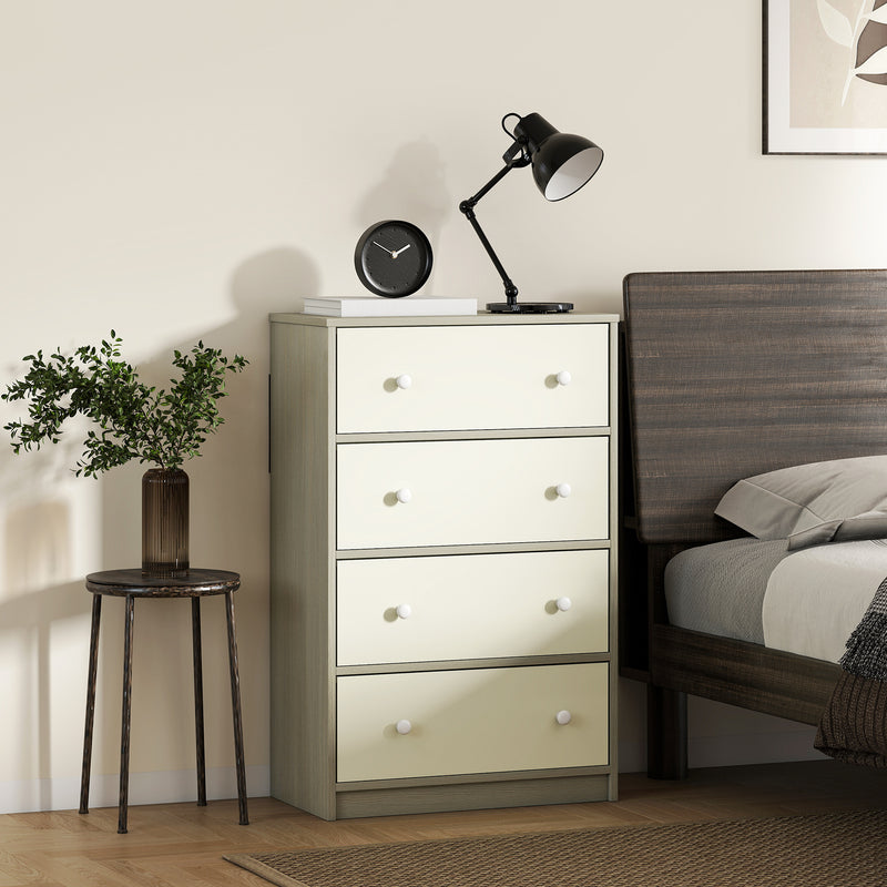 4-drawer fabric chest of drawers – image 2