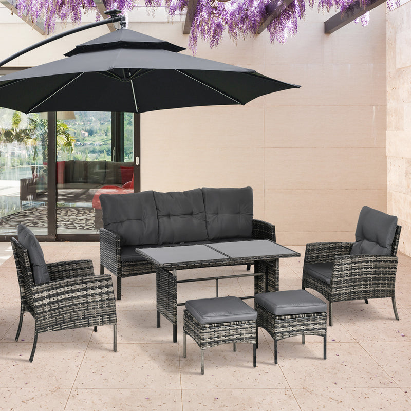 6-piece rattan sofa set – image 10