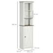 Tall bathroom cabinet with shelves – image 3