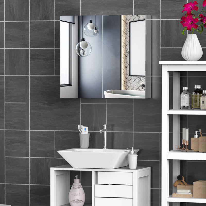 Stainless steel mirror cabinet – image 9