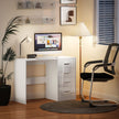 High gloss desk with 4 drawers – image 8