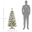 4ft pre-lit snow-flocked Christmas tree – image 3