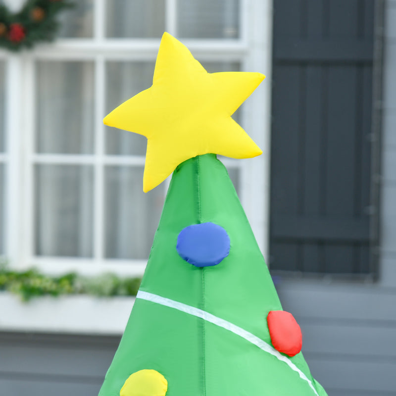 Close-up of a decorative detail on the 5ft inflatable Christmas tree