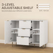 White fluted sideboard – image 5