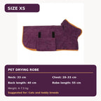 Quick-Dry Hooded Dog Bathrobe Towel