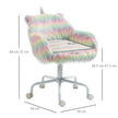 Fluffy unicorn desk chair – image 3