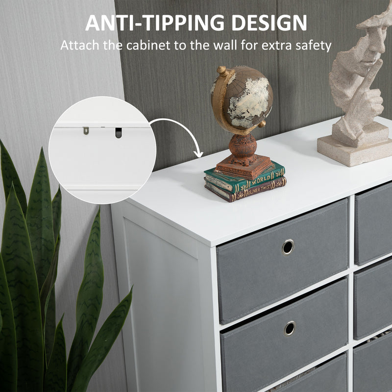 6-drawer fabric storage cabinet – image 5