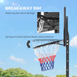 Adjustable basketball hoop with weighted base – image 6