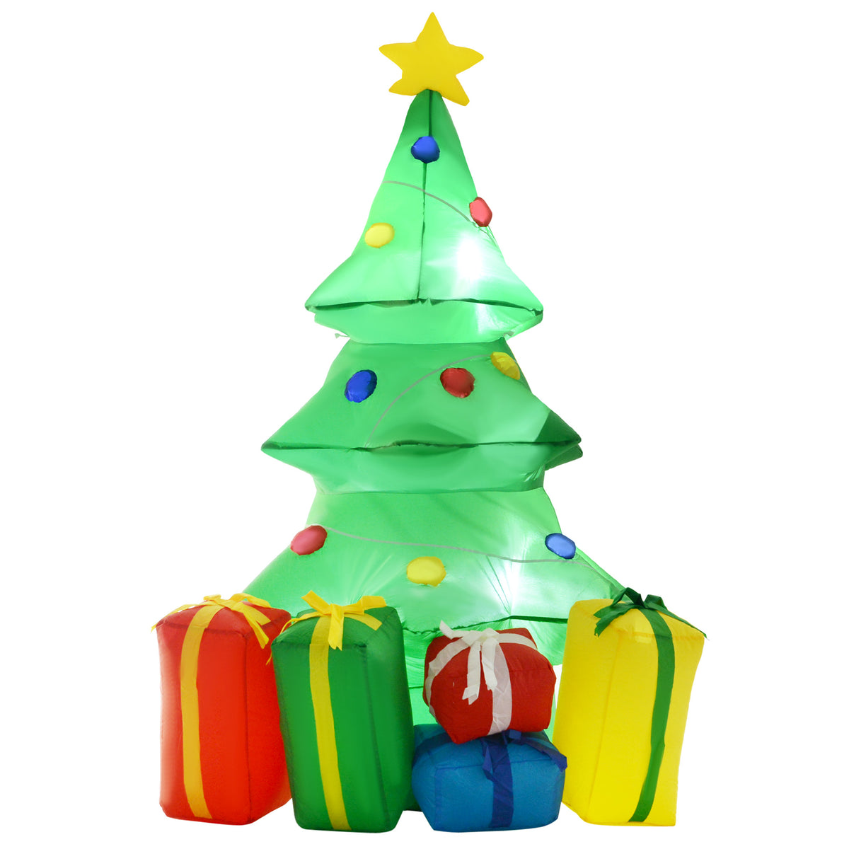 5ft Inflatable Christmas Tree on a white background