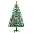 5ft green artificial Christmas tree with metal stand