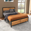 Industrial double bed, 31 cm underbed – image 2