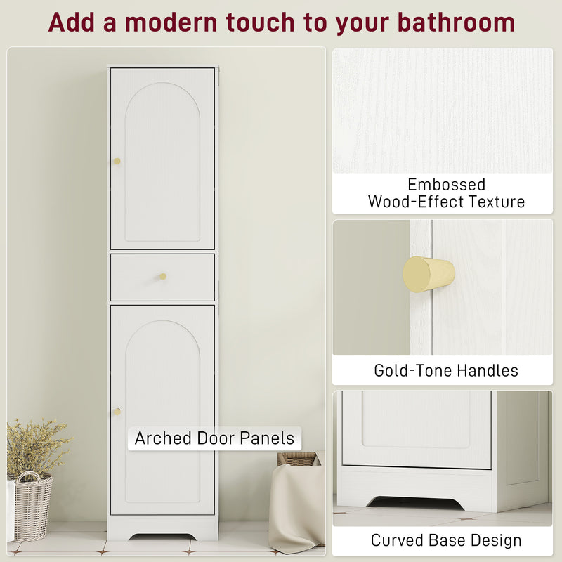 Tall cabinet with arched doors – image 6