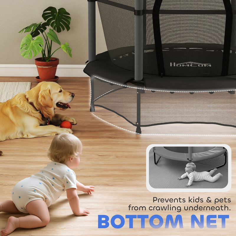 4.6ft kids trampoline – image 8