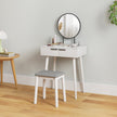 60 cm round mirror dressing table set – image 10