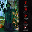 183cm Animated Witch with Glowing Eyes, Heart & Sound – image 7 of 9
