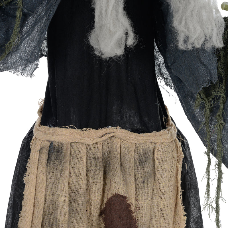 160cm Animated Hunchback Witch with Glowing Eyes & Sound – image 9 of 9