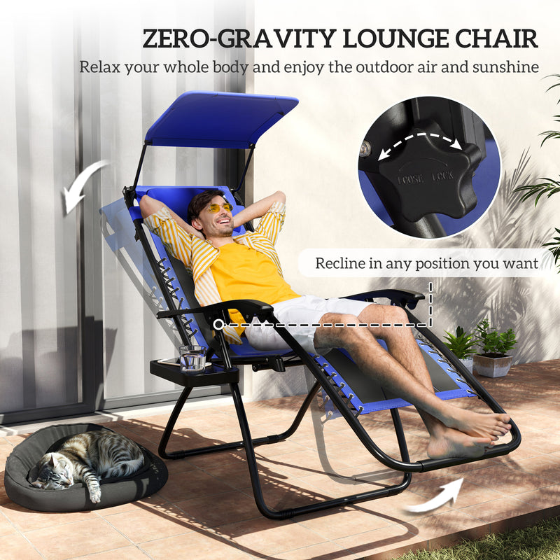 Blue zero gravity chair – image 4