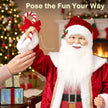 Animated Santa in a festive room