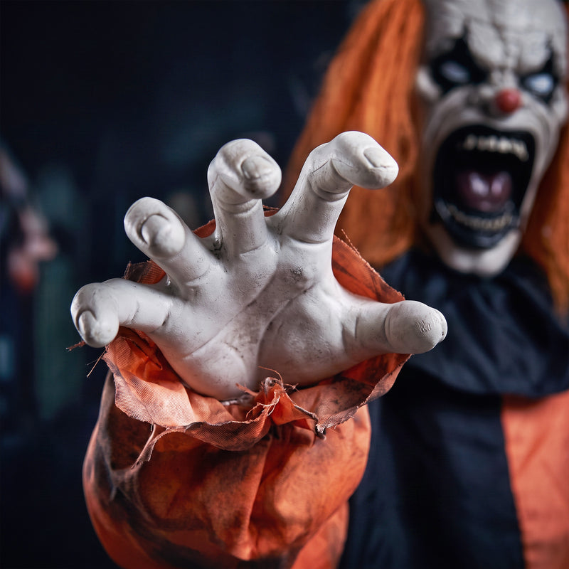 85cm Animated Face-Changing Clown with Glowing Eyes – image 9 of 9