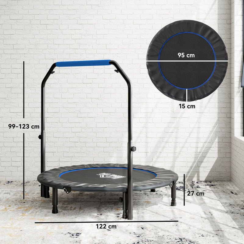 48" foldable fitness trampoline – image 3