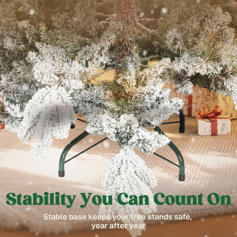 7ft super flocked Christmas tree – image 8