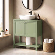 Green under sink cabinet – image 8