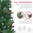 6.5ft pencil slim tree with pine cones – image 7