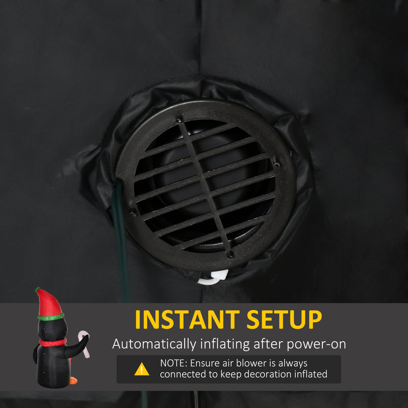 Built-in fan for inflating the display
