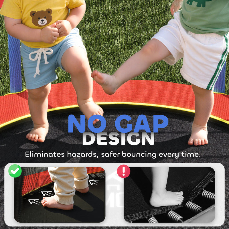 Kids trampoline with enclosure – image 5