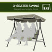 Green & grey swing seat – image 6
