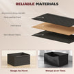 2-drawer fabric bedside chest – image 5