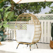 Standing rattan egg chair – image 2