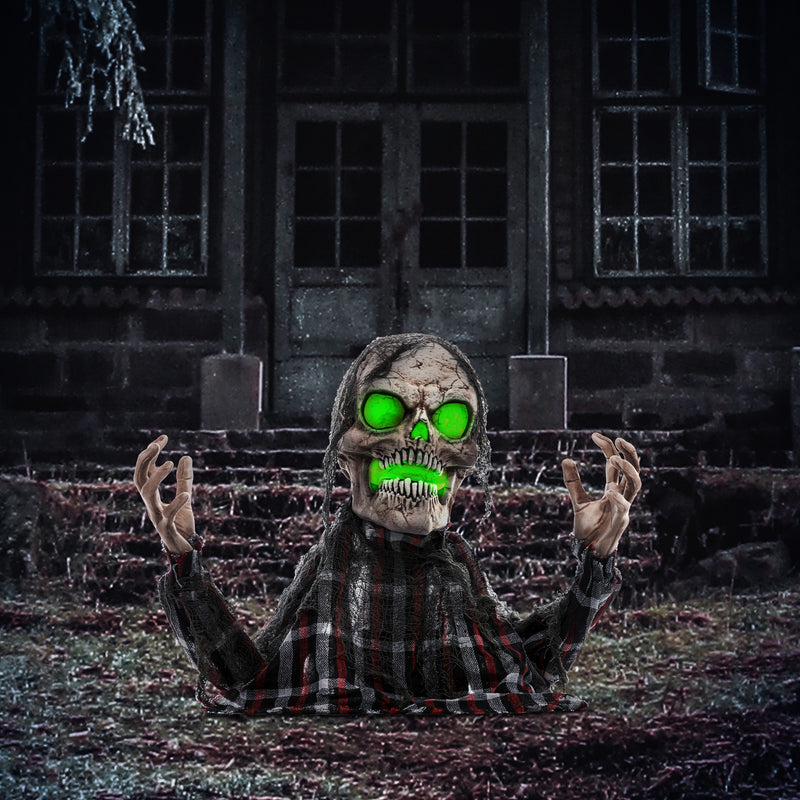 Animated Groundbreaker Skeleton with Glowing Head & Sound – image 2 of 9
