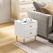 White & gold bedside table – image 9