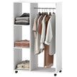 White open wardrobe on wheels – image 10