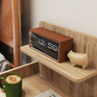 Wood-effect bedside table – image 9