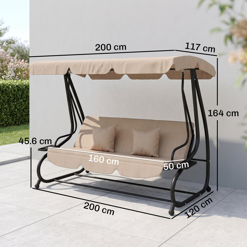 Light brown swing bed – image 3