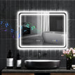 80 x 60 cm Bluetooth speaker mirror – image 10