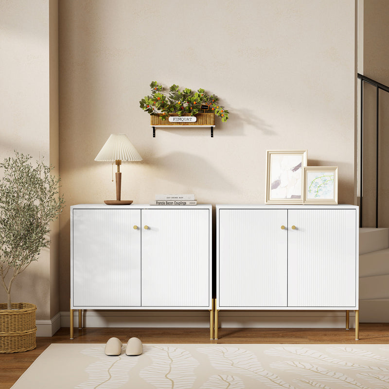 Fluted sideboard cabinet – image 8