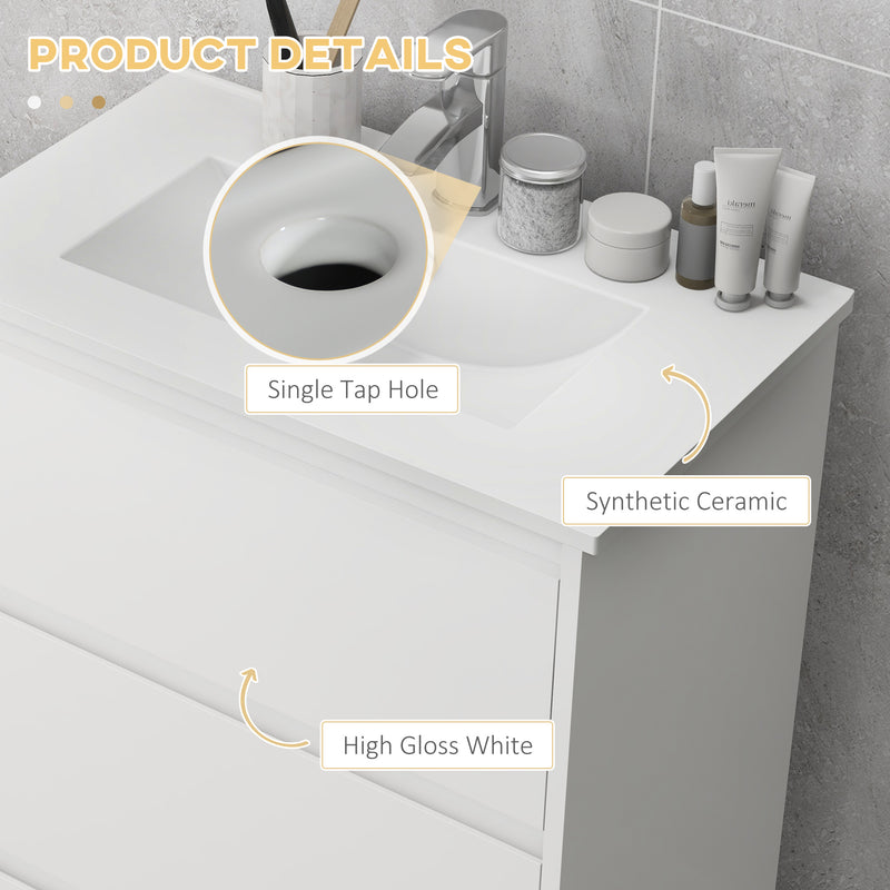 Bathroom vanity unit with basin – image 6