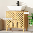 Bamboo under sink bathroom cabinet – image 7