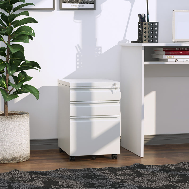 3-drawer metal filing cabinet – image 10