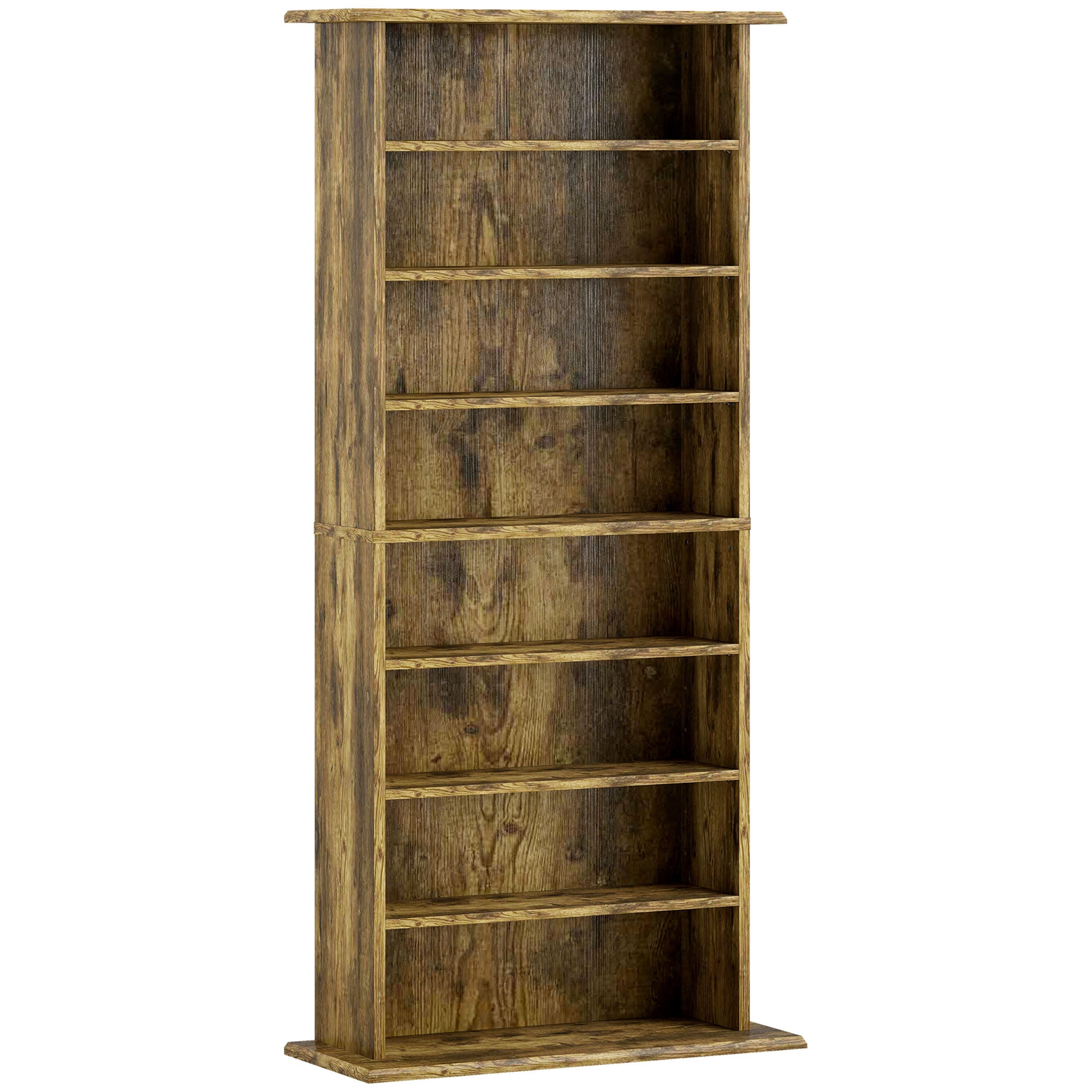 360 CD Storage Unit - Rustic Brown